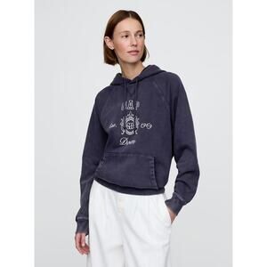 NWT Gap × DÔEN Adult Heavyweight Raglan Logo Hoodie (Unisex)